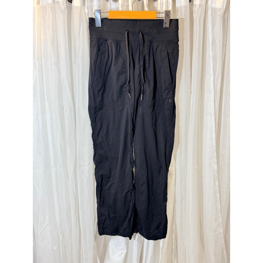 Lululemon Dance Studio Pants Womens 4 Black Mid-Rise Activewear LW5GIDS